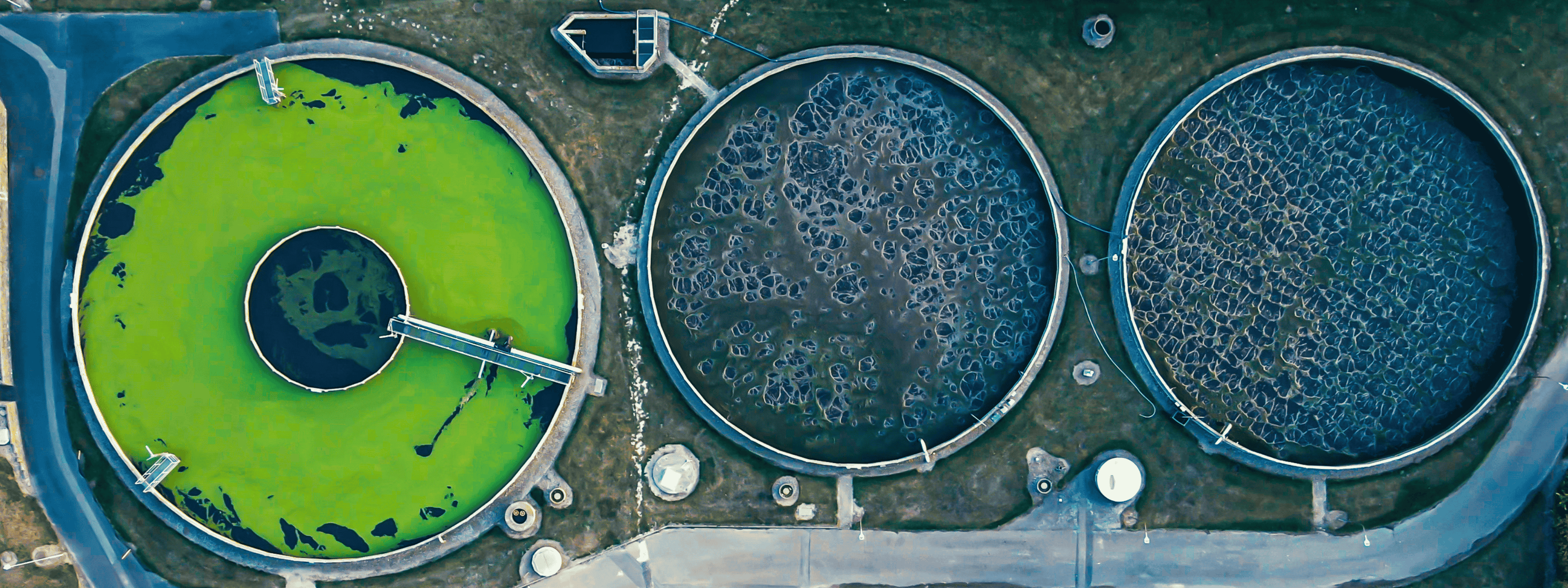 Industrial water treatment process with equipment supporting clarification and solids separation